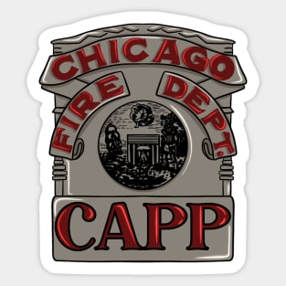 Harold Capp | Chicago Fire Badge Sticker